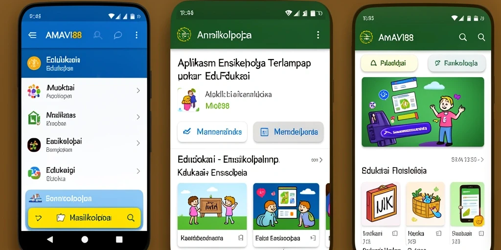 Antarmuka AMAVI88 yang informatif dan interaktif.