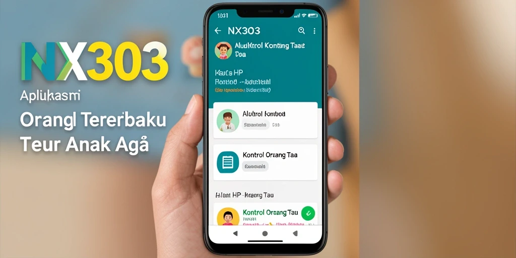 Tampilan antarmuka NX303 menunjukkan fitur kontrol orang tua yang berfungsi.